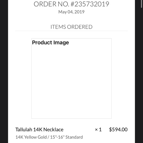 Jennifer Zeuner Tallulah/Evil Eye 14K Necklace - Picture 12 of 12